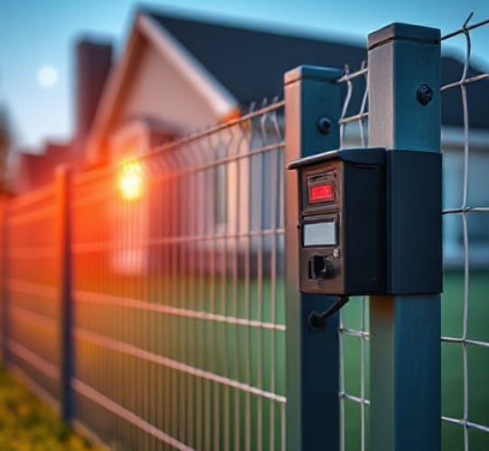 Home security electric fence