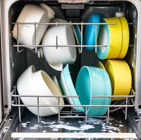 Dishwasher dirty dishes